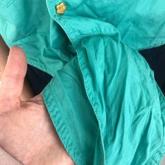 Vintage Liz Claiborne Button Down Crop Top - Picture 4 of 7